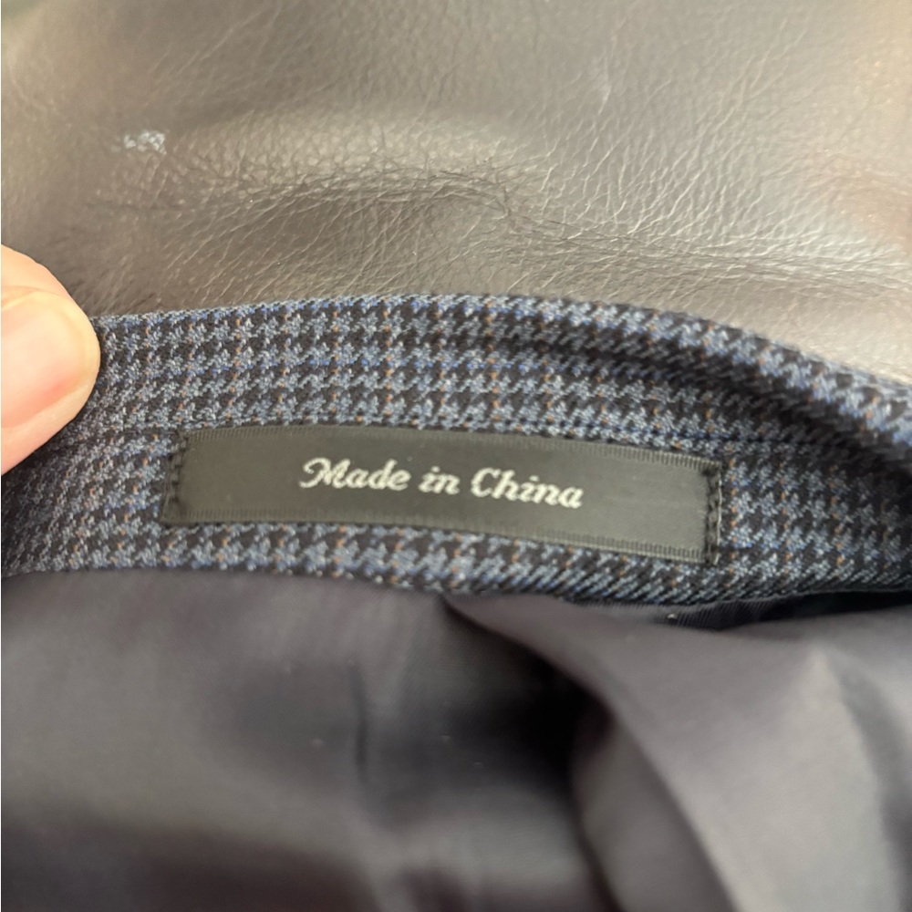 Macy's Dark Gray Patterned Blazer - image 7